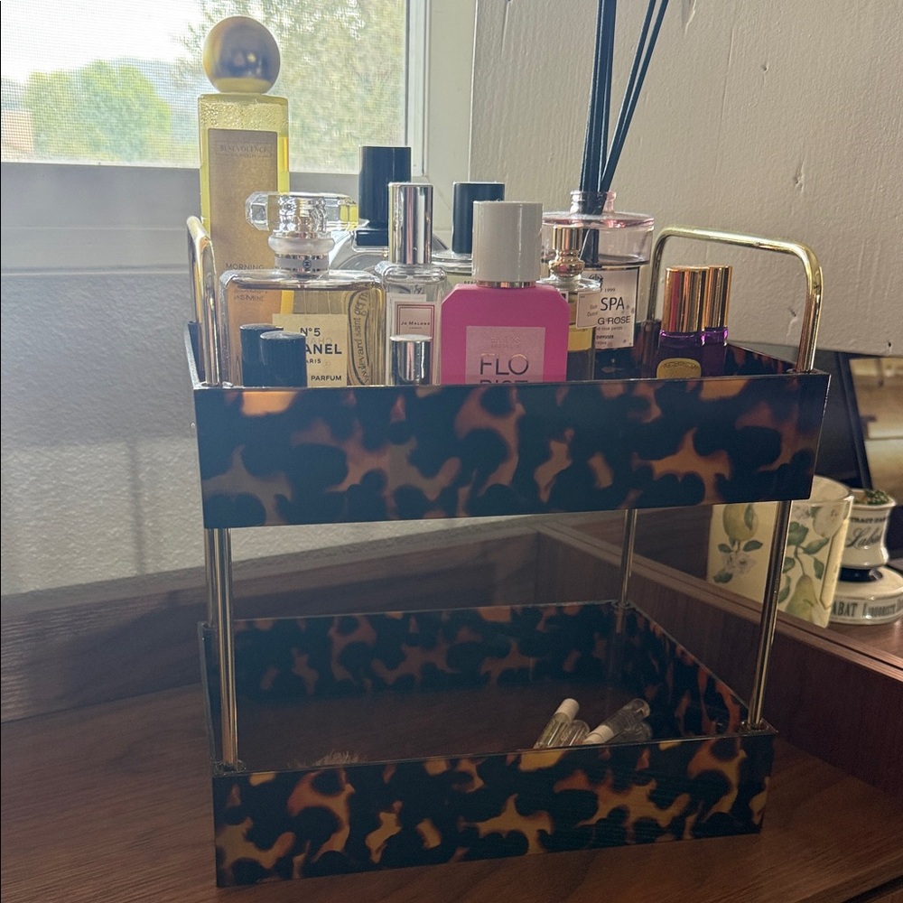 Target Tortoiseshell and Gold Two-Tier Organizer **SOLD OUT***